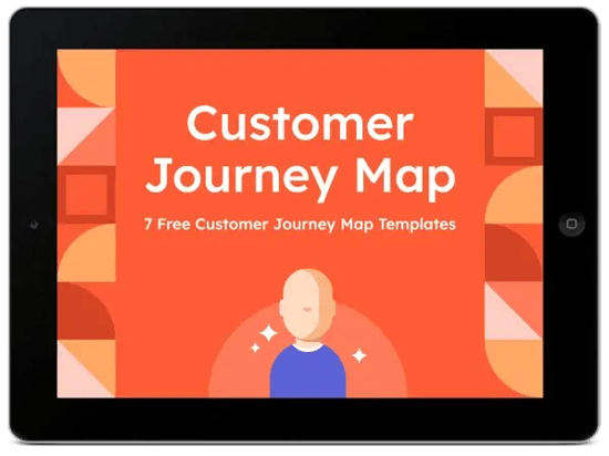 HubSpot's free customer journey map templates